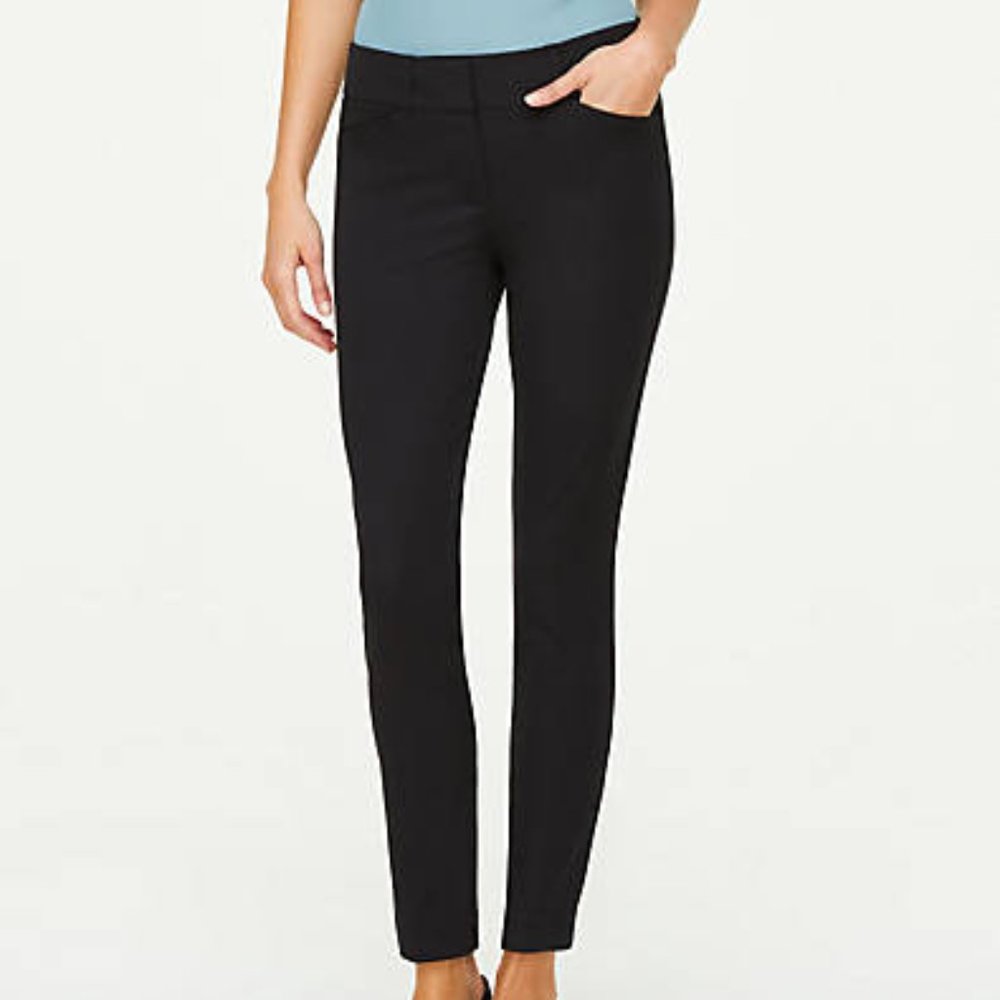NWT Loft Black Slim Ankle Pants Size 6